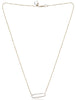 ESTATE .26CT DIAMOND 14KT YELLOW GOLD 3D CLASSIC OPEN OVAL HEART LOVE NECKLACE
