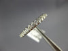 ESTATE .44CT DIAMOND 14KT WHITE GOLD ROUND SHARED PRONG WEDDING ANNIVERSARY RING