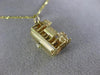 ANTIQUE 14KT YELLOW GOLD 3D CLASSIC SAN FRANCISCO TROLLEY CAR PENDANT #26312