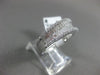 WIDE 1.99CT ROUND & BAGUETTE DIAMOND 18KT WHITE GOLD MULTI ROW ANNIVERSARY RING