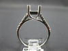 ESTATE .40CT DIAMOND 14KT WHITE GOLD 3D LUCIDA SEMI MOUNT ENGAGEMENT RING #16658