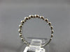 ESTATE .13CT DIAMOND 14KT WHITE GOLD 3D BEZEL 7 STONE WEDDING ANNIVERSARY RING