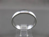 ESTATE WIDE 14KT WHITE GOLD CLASSIC WEDDING ANNIVERSARY BAND RING 5mm #23157