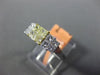 ESTATE 1.09CT WHITE & FANCY YELLOW DIAMOND 18KT 2 TONE GOLD 3D ANNIVERSARY RING