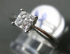 ESTATE .36CT PRINCESS DIAMOND 18KT WHITE GOLD CLASSIC INVISIBLE ENGAGEMENT RING