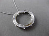 ESTATE .33CT DIAMOND 14KT WHITE GOLD ETOILE CIRCLE OF LIFE FLOATING PENDANT