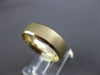 ESTATE 14KT YELLOW GOLD MATTE SHINY CLASSIC WEDDING ANNIVERSARY RING 6mm #23527