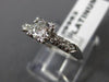 ANTIQUE .35CT OLD MINE DIAMOND PLATINUM GOLD 3D CLASSIC ENGAGEMENT RING #9963