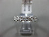 ESTATE .75CT DIAMOND 14KT WHITE GOLD 3D CLASSIC ROUND SHARED PRONG WEDDING RING
