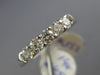 ESTATE .56CT ROUND DIAMOND 14KT WHITE GOLD 3D CLASSIC 5 STONE ANNIVERSARY RING