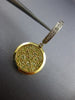 ESTATE 1.58CT WHITE & FANCY YELLOW DIAMOND 18KT 2 TONE GOLD 3D HANGING EARRINGS