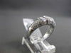 ESTATE 1.59CT BAGUETTE & ROUND DIAMOND 18KT WHITE GOLD 3D ANNIVERSARY RING