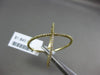 ESTATE .11CT ROUND DIAMOND 18KT YELLOW GOLD 3D CLASSIC CRISS CROSS OPEN FUN RING