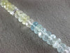 ESTATE 30.54CT DIAMOND & AAA MULTI COLOR AQUAMARINES 18KT WHITE GOLD 3D NECKLACE