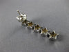 ESTATE .50CT DIAMOND 14KT WHITE GOLD PAVE SHOOTING STAR HANGING EARRINGS #14232