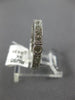 ESTATE .62CT DIAMOND 14KT WHITE GOLD 3D ROUND FILIGREE ETERNITY ANNIVERSARY RING