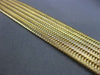 ANTIQUE EXTRA WIDE & LONG 18KT YELLOW GOLD MULTI ROW HANDCRAFTED BRACELET 7.5"