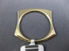 ESTATE .09CT ROUND DIAMOND 14KT YELLOW GOLD 3D CLASSIC PAVE BAR SQUARE FUN RING