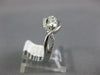 ESTATE .65CT DIAMOND 14KT WHITE GOLD 3D INFINITY 2 STONE SEMI ETERNITY LOVE RING