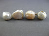 ANTIQUE LARGE PEARLS 14KT YELLOW GOLD CLASSIC BAROQUE DOUBLE SIDED CUFFLINK