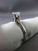 ESTATE .40CT DIAMOND 14KT WHITE GOLD 3D CLASSIC SOLITAIRE ENGAGEMENT RING #23091