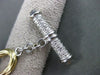 ESTATE .98CT DIAMOND 14KT WHITE & YELLOW GOLD ITALIAN OVAL LINK TOGGLE BRACELET