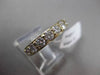 ESTATE 2.55CT ROUND DIAMOND 14KT YELLOW GOLD CHANNEL ETERNITY ANNIVERSARY RING