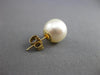 ESTATE 14KT AAA SOUTH SEA PEARL 14KT YELLOW GOLD PUSH BACK STUD EARRINGS #21899