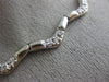 ESTATE .77CT DIAMOND 14K WHITE & YELLOW GOLD BY THE YARD 3 STONE NECKLACE #16974
