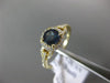 ESTATE 1.22CT DIAMOND & AAA ALEXANDRITE 14K YELLOW GOLD FILIGREE ENGAGEMENT RING