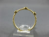 ESTATE .11CT DIAMOND 14KT WHITE GOLD ETOILE BEZEL LEAF ETERNITY ANNIVERSARY RING