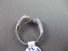 ESTATE WIDE 1.72CT DIAMOND & AAA SAPPHIRE 18K WHITE GOLD DOUBLE HEAD SNAKE RING