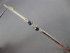 ANTIQUE LARGE .60CT DIAMOND 14K WHITE & YELLOW GOLD 3D FIVE STONE BAR PIN #26362