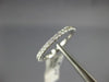 ESTATE .24CT DIAMOND 14KT WHITE GOLD SEMI ETERNITY COMFORT FIT ANNIVERSARY RING