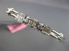 .78CT ROUND & BAGUETTE DIAMOND 18KT WHITE GOLD 3D SQUARE FLEXIBLE LOVE BANGLE