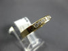 ESTATE .42CT DIAMOND 14KT YELLOW GOLD 3D CLASSIC CHANNEL ANNIVERSARY RING #14595