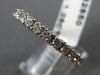 ESTATE 1.25CT ROUND CUT DIAMOND 14KT WHITE GOLD ETERNITY ANNIVERSARY RING #18586