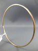 ESTATE .96CT DIAMOND 18KT ROSE GOLD 3D CLASSIC ETERNITY MILGRAIN BANGLE BRACELET