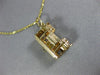 ANTIQUE 14KT YELLOW GOLD 3D CLASSIC SAN FRANCISCO TROLLEY CAR PENDANT #26312