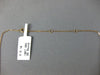 ESTATE .18CT ROUND DIAMOND 18KT ROSE GOLD 3D CLASSIC BAR BY THE YARD NECKLACE