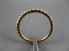 ESTATE .66CT DIAMOND 14KT ROSE GOLD 3D CLASSIC ROUND ETERNITY ANNIVERSARY RING