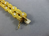 ESTATE WIDE TIFFANY & CO. 1.80CT DIAMOND 18K YELLOW GOLD 3D NUGGET LOVE BRACELET