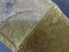 ESTATE LARGE BUCHERER 18KT YELLOW GOLD 3D CLASSIC SOLID SQUARE MENS WATCH