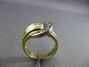 ESTATE .12CT DIAMOND 14KT WHITE & YELLOW GOLD 5 STONE ETOILE BELT RING #18701