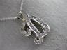 .30CT ROUND DIAMOND 14K TWO TONE GOLD CLASSIC SCRIPT "D" INITIAL PENDANT #20642