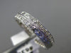 ANTIQUE .36CT ROUND DIAMOND 18K WHITE GOLD CLASSIC FILIGREE ETERNITY RING #6356