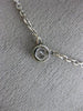 ESTATE .40CT ROUND DIAMOND 14KT WHITE GOLD 3D CLASSIC 4 PRONG SOLITAIRE NECKLACE
