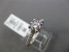 ESTATE .92CT DIAMOND 14KT WHITE GOLD 3D LUCIDA ROUND SOLITAIRE ENGAGEMENT RING