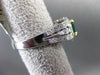 ANTIQUE 1.99CT DIAMOND & AAA EMERALD 18KT TWO TONE GOLD HALO ENGAGEMENT RING
