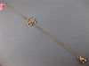 ESTATE .19CT PINK DIAMOND 18KT ROSE GOLD 3D CLASSIC HAPPY ELEPHANT FUN BRACELET